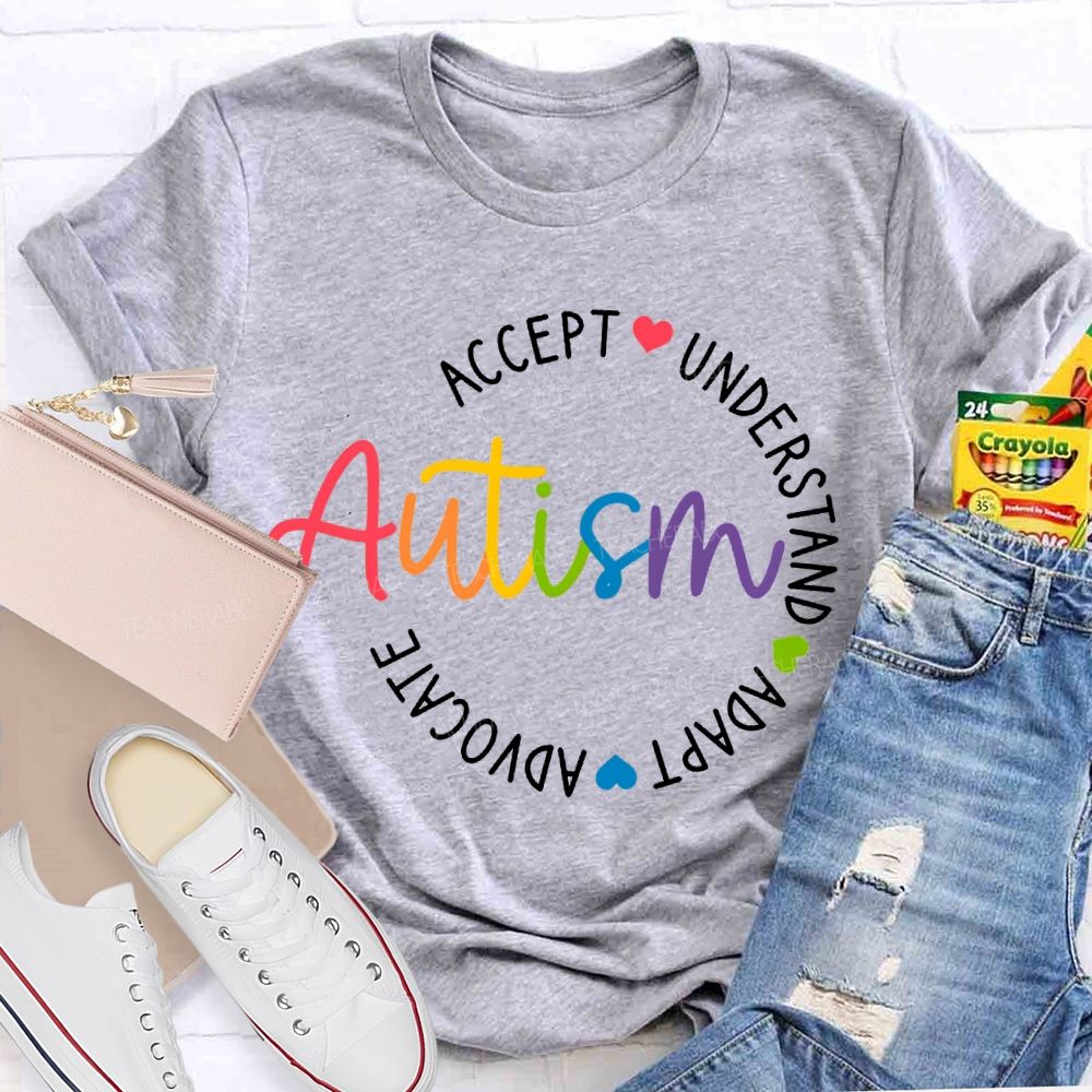 Autism Accept Understand Adapt Advocate T-shirt