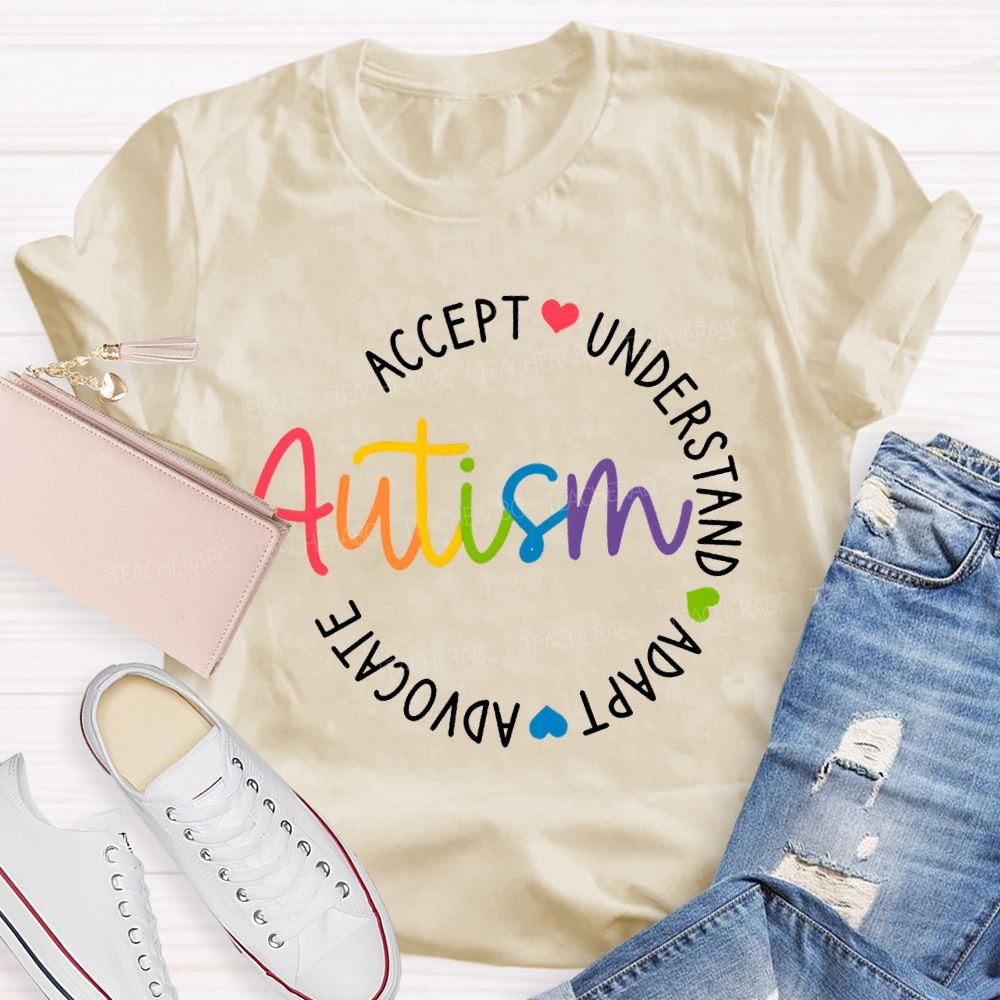 Autism Accept Understand Adapt Advocate T-shirt