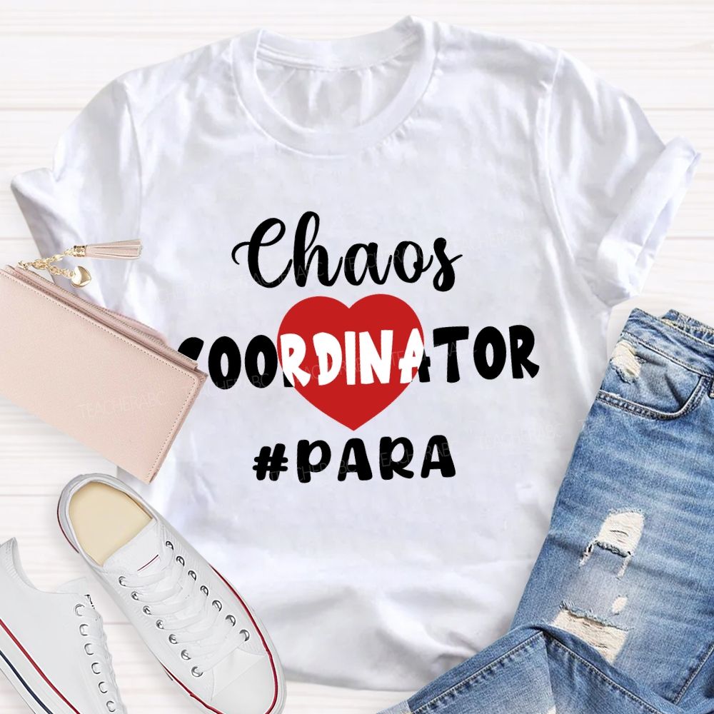 Chaos Coordinator Para Red Heart T-shirt