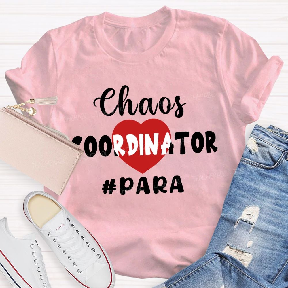 Chaos Coordinator Para Red Heart T-shirt