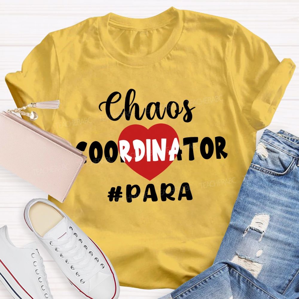Chaos Coordinator Para Red Heart T-shirt