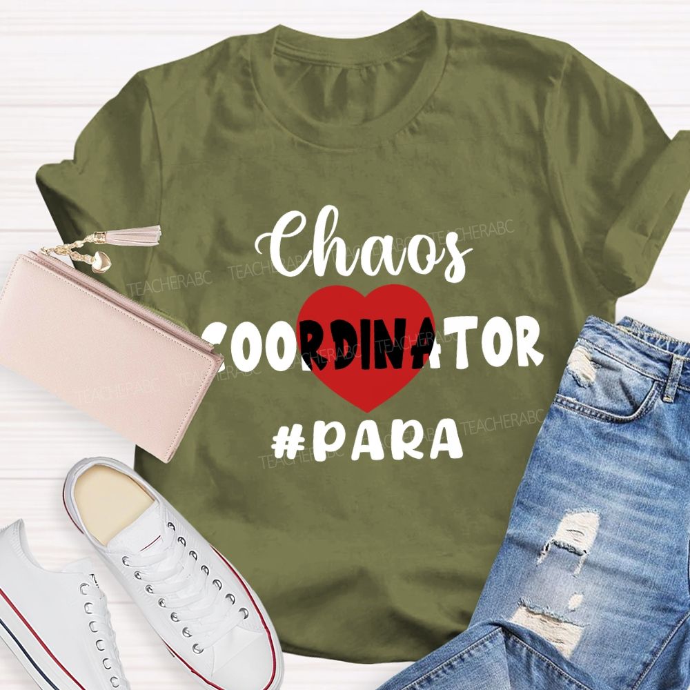 Chaos Coordinator Para Red Heart T-shirt