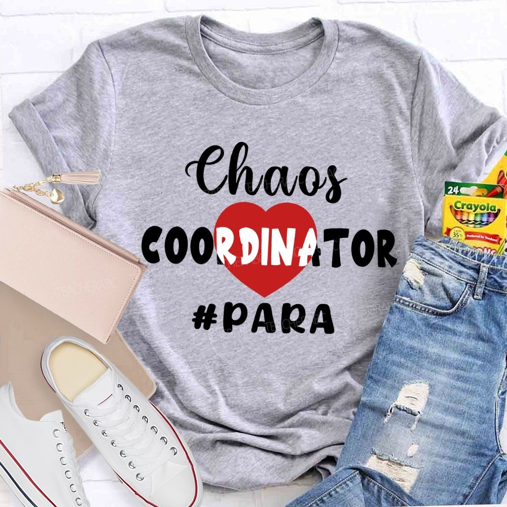 Chaos Coordinator Para Red Heart T-shirt
