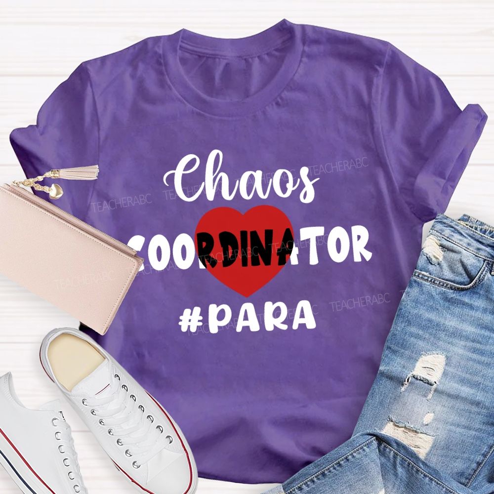 Chaos Coordinator Para Red Heart T-shirt