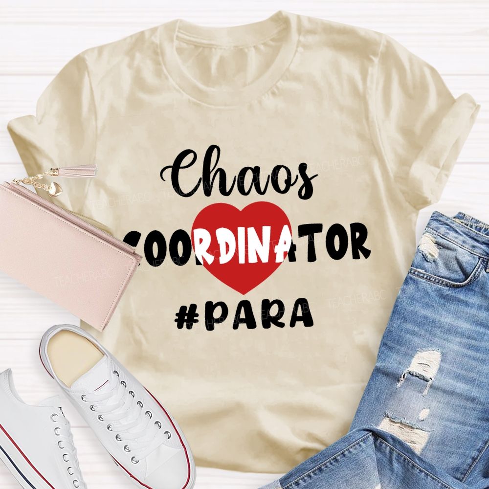 Chaos Coordinator Para Red Heart T-shirt