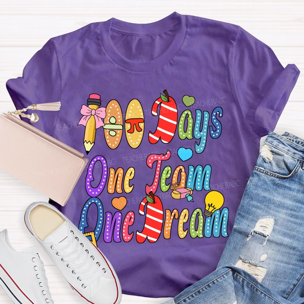 100 Days One Team One Dream T-Shirt