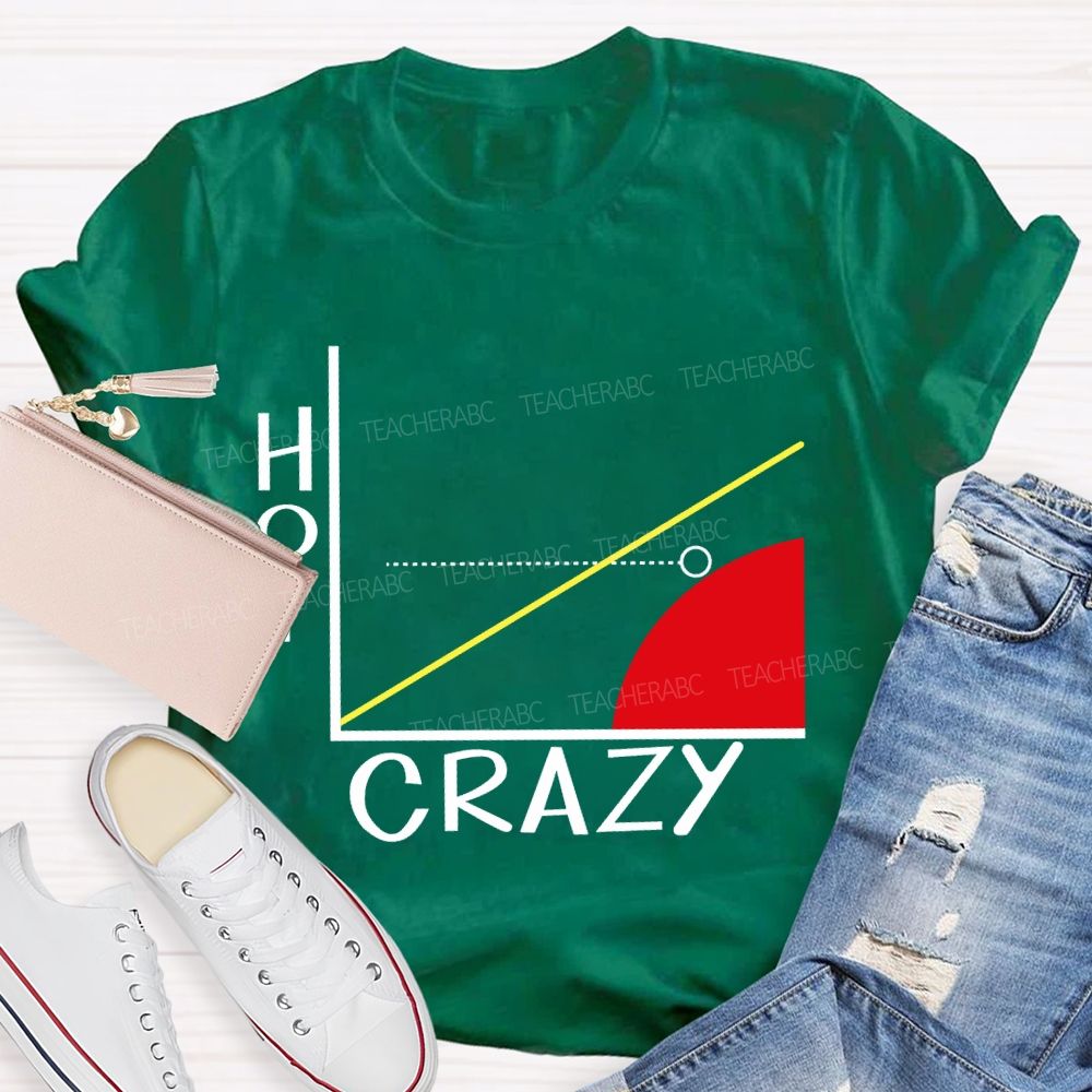 Hot Crazy Brain Math Problems Math Teacher T-shirt
