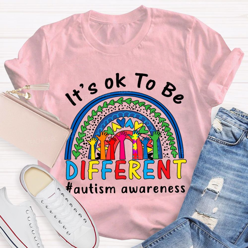 It'S Ok Be Be Different Autism Awareness T-shirt