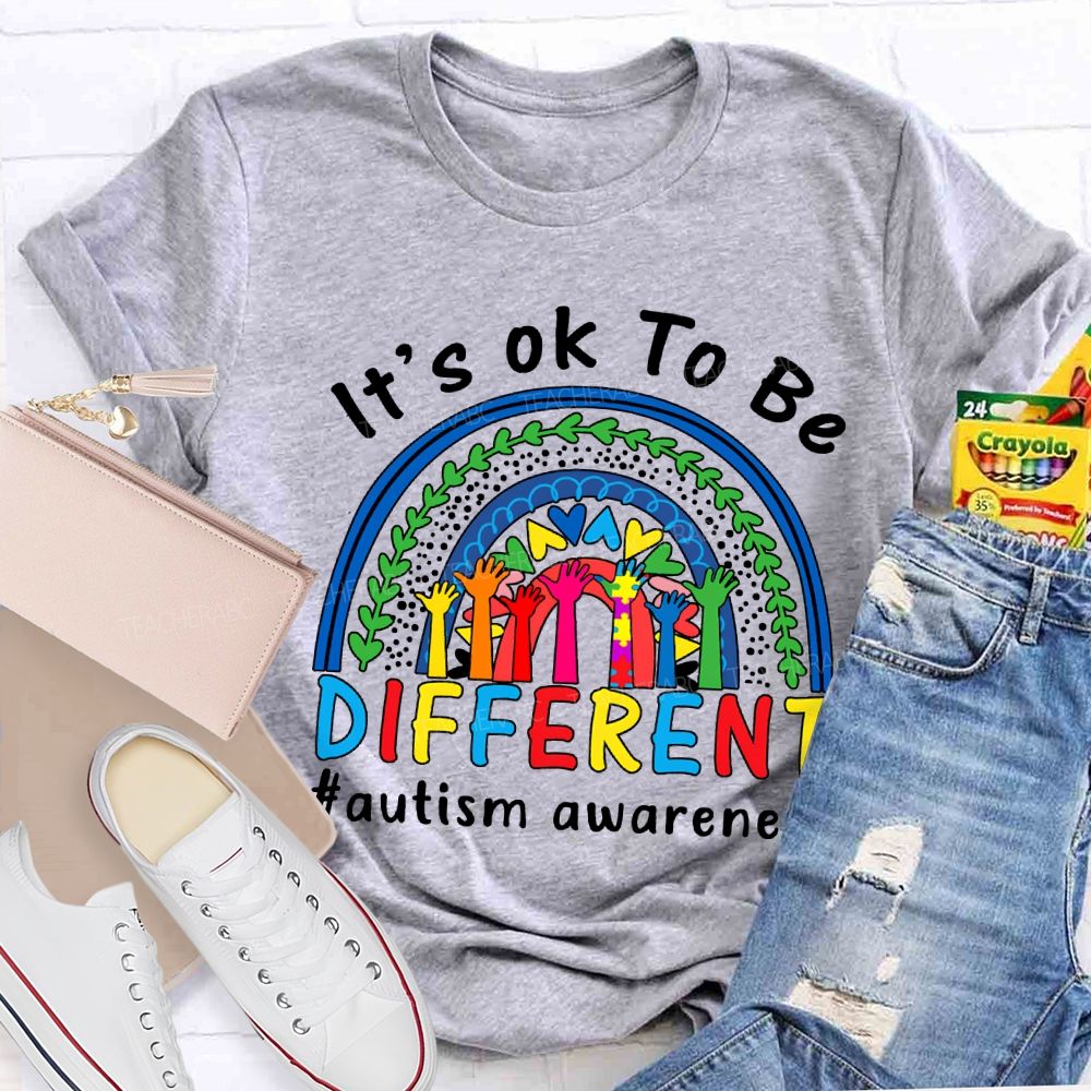 It'S Ok Be Be Different Autism Awareness T-shirt