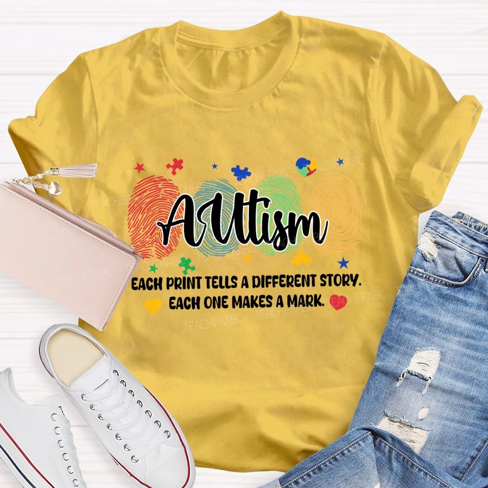 Each Print Tells A Different Story Each One Makes A Mark Puzzle T-shirt