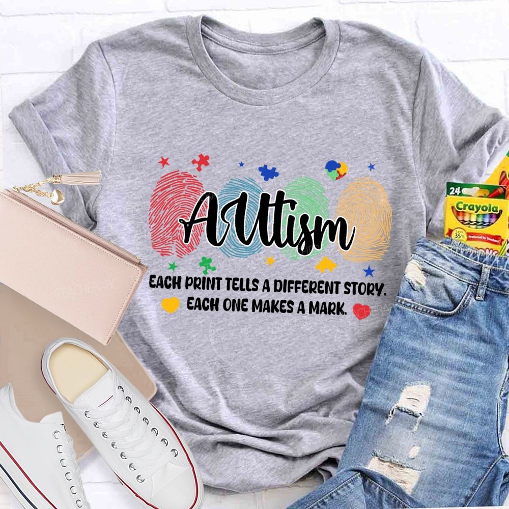 Each Print Tells A Different Story Each One Makes A Mark Puzzle T-shirt