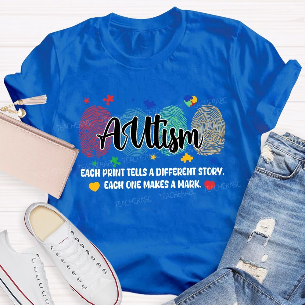 Each Print Tells A Different Story Each One Makes A Mark Puzzle T-shirt