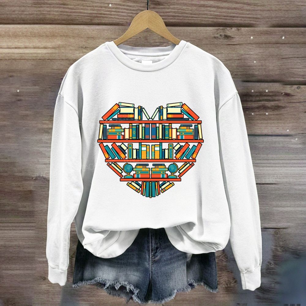 Book Lover Library Lover Sweatshirt