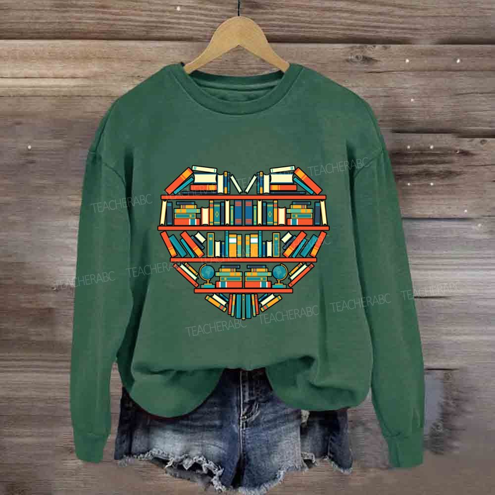 Book Lover Library Lover Sweatshirt