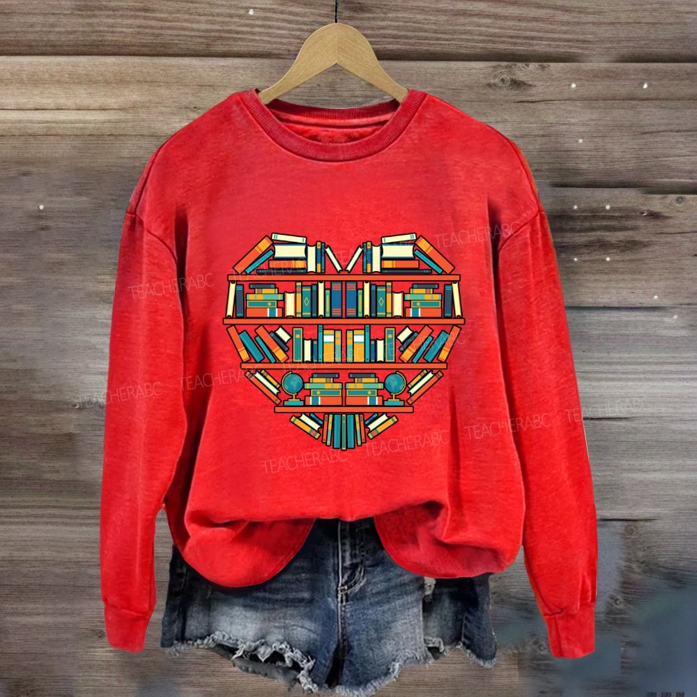 Book Lover Library Lover Sweatshirt