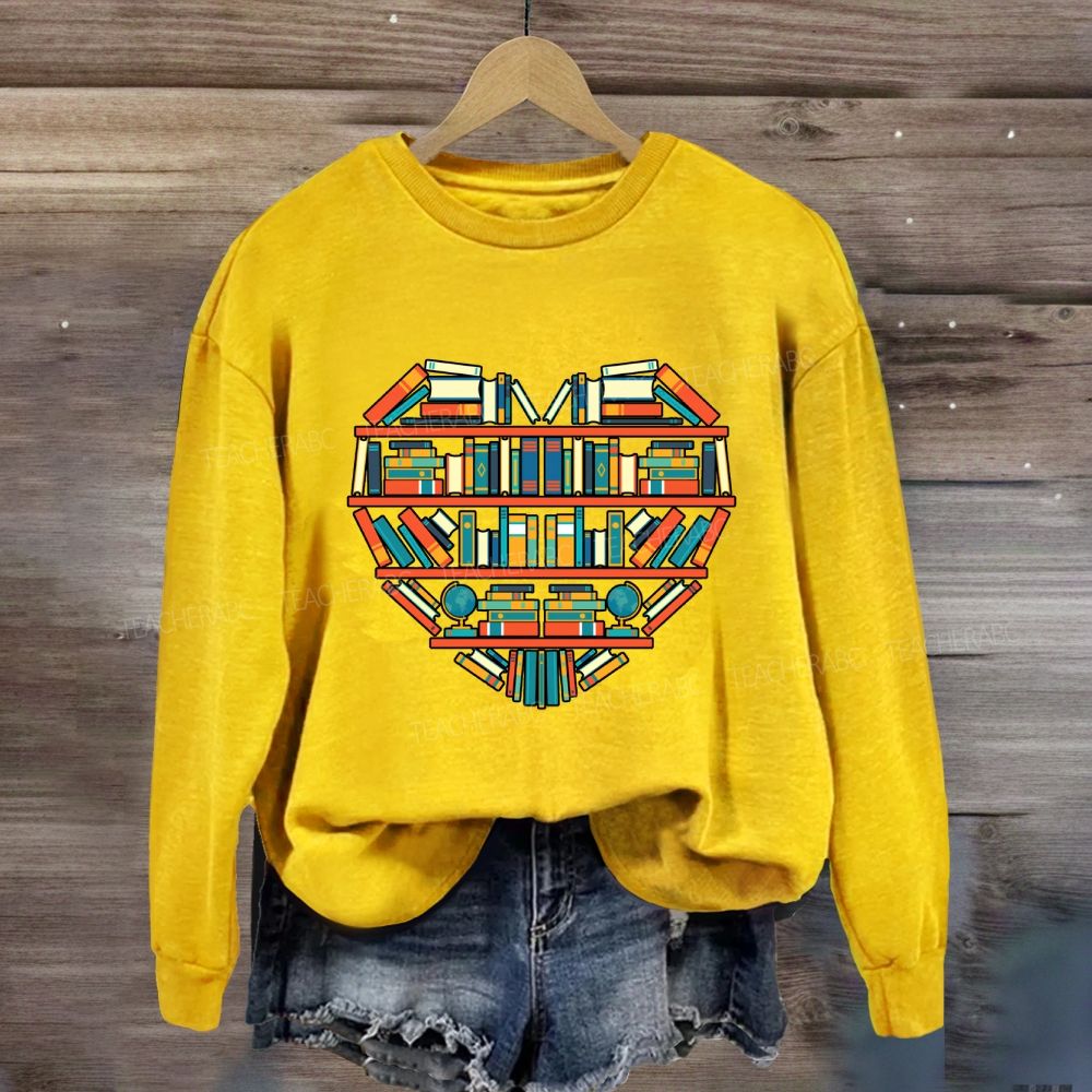Book Lover Library Lover Sweatshirt