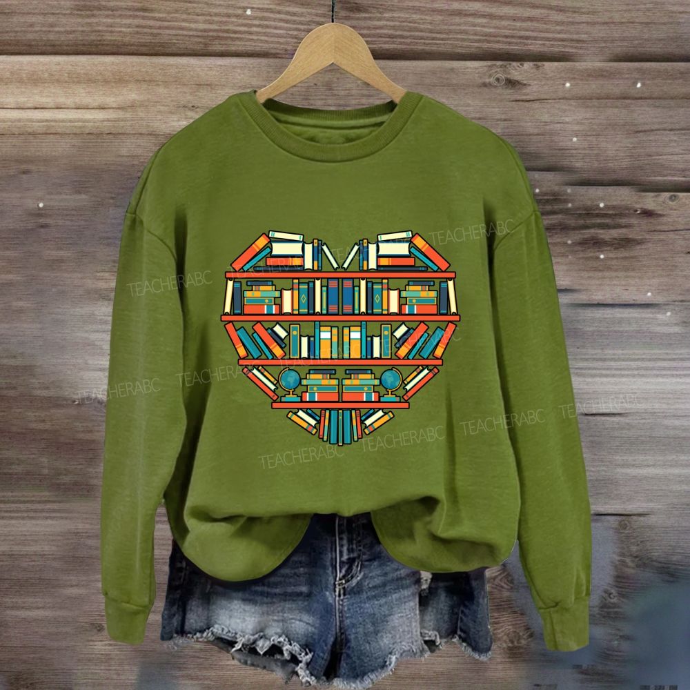 Book Lover Library Lover Sweatshirt