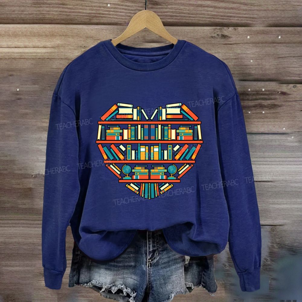 Book Lover Library Lover Sweatshirt