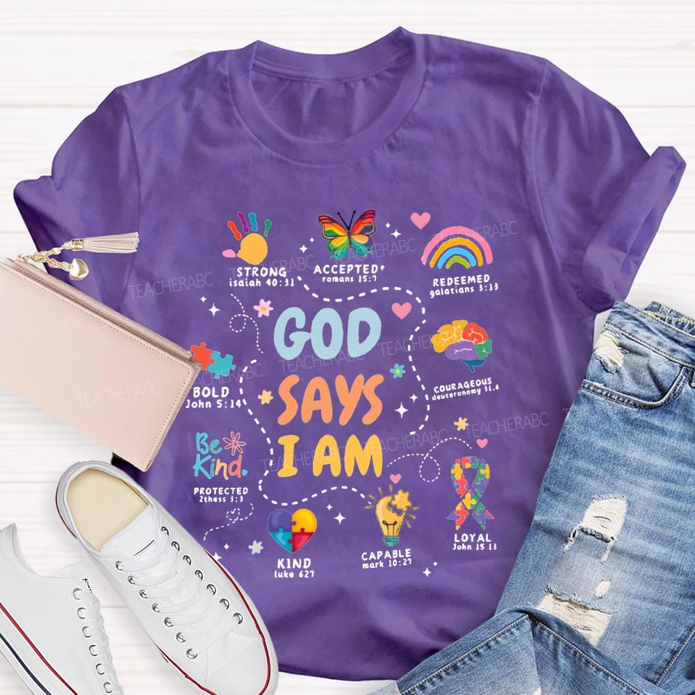 God Say I Am Strong Accepted Redeemed T-shirt