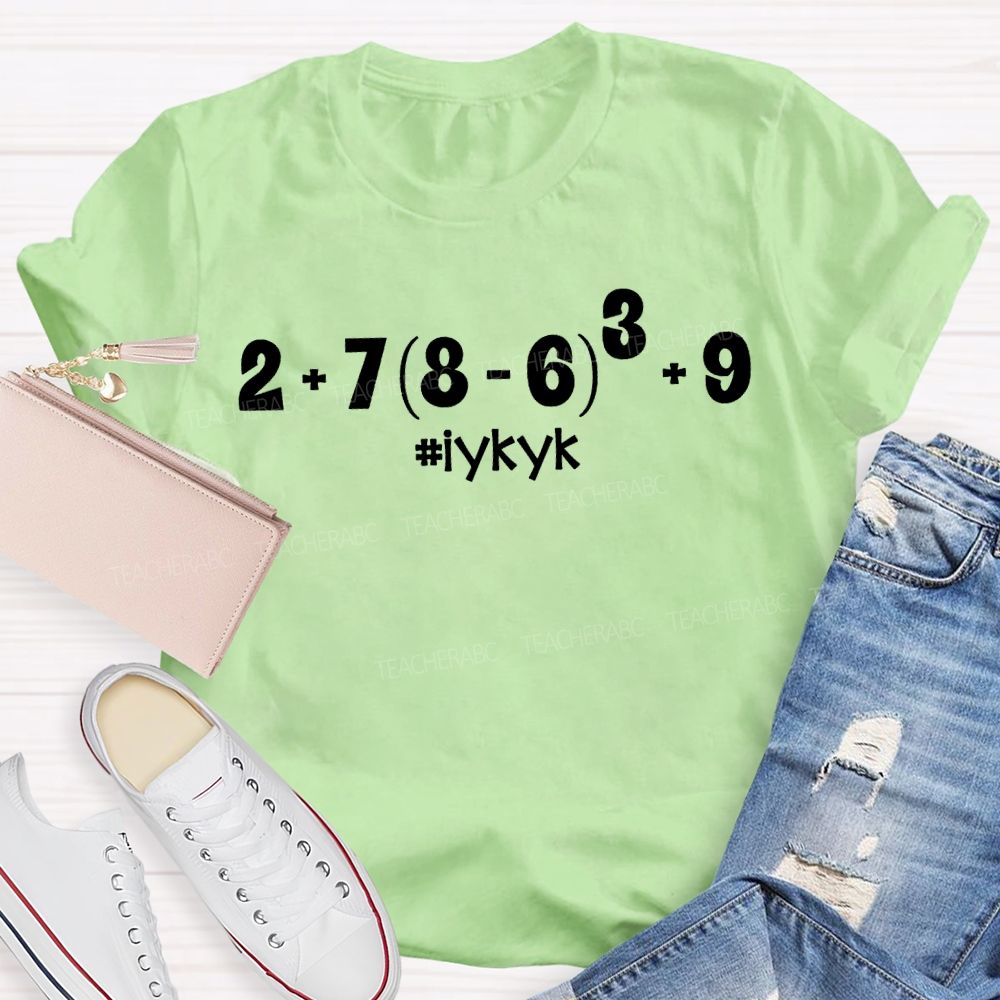 Difficult Math Problems The Answer Is 67 Math Teacher T-shirt