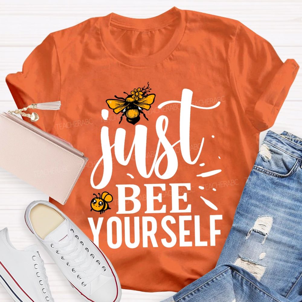 Just Bee Yourself Honey Stamping T-shirt