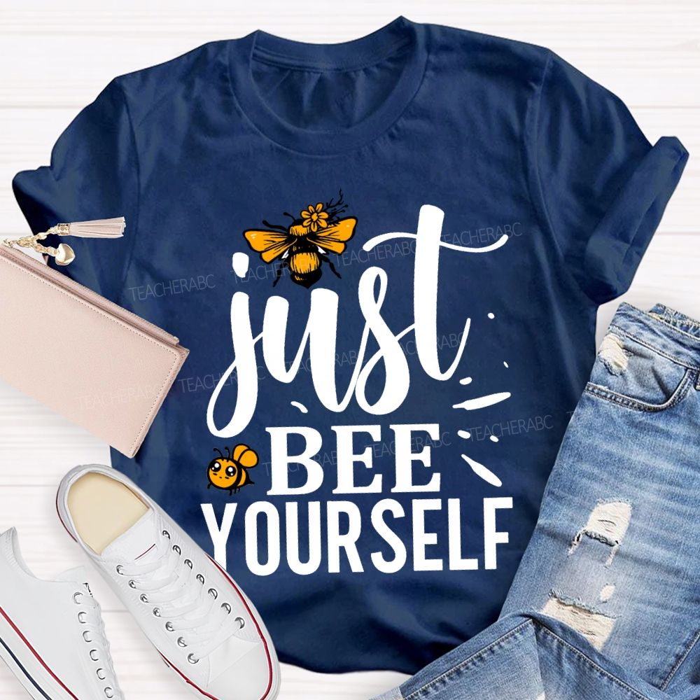 Just Bee Yourself Honey Stamping T-shirt