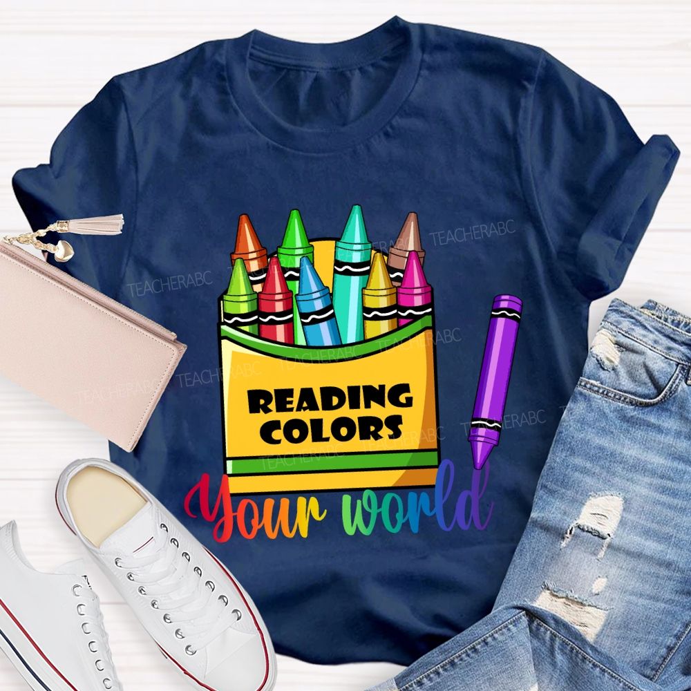 Reading Colors Your World T-shirt