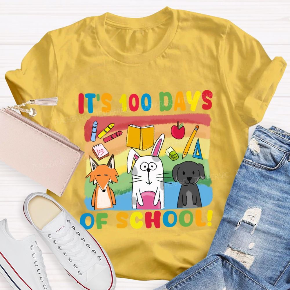 It'S 100 Days Of School With Friends T-Shirt
