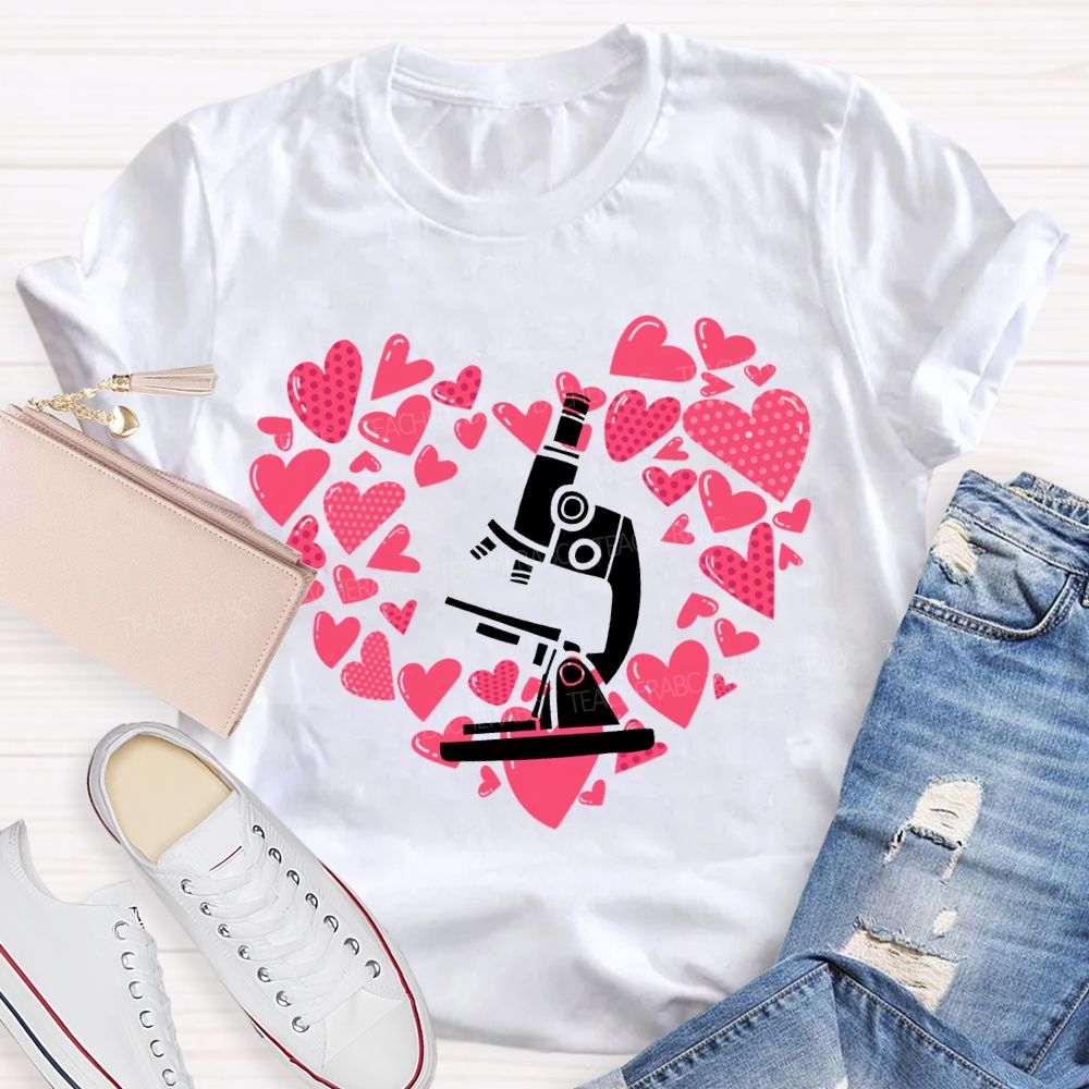 Laboratory Valentine Lab Tech Teacher Gift T-shirt