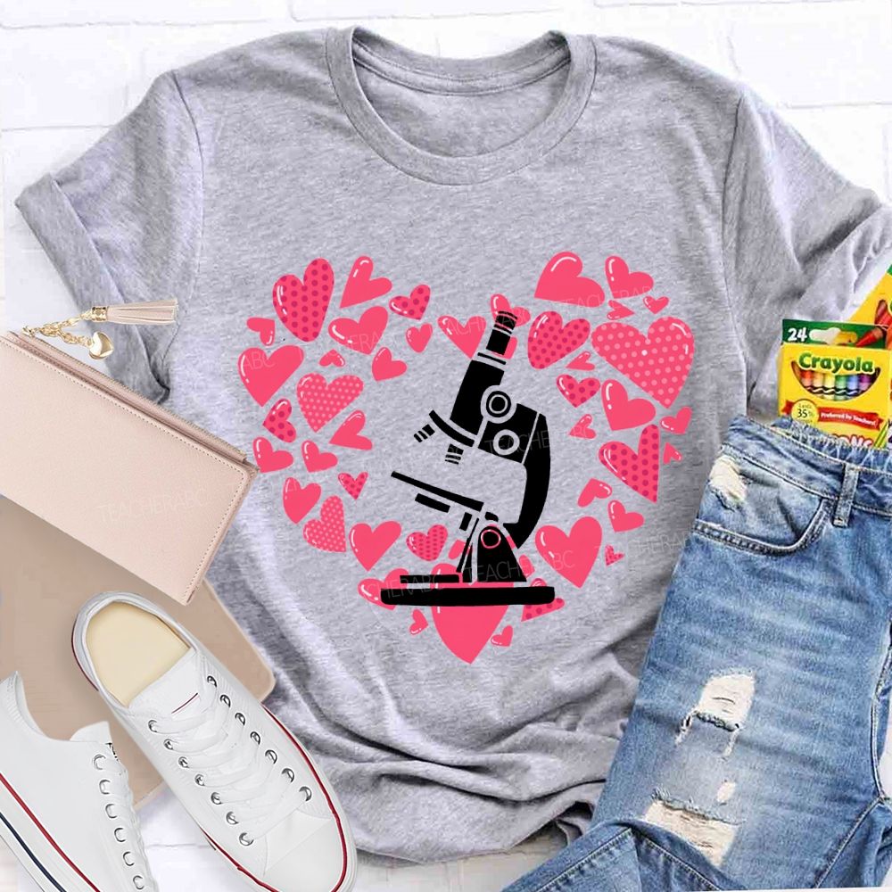 Laboratory Valentine Lab Tech Teacher Gift T-shirt