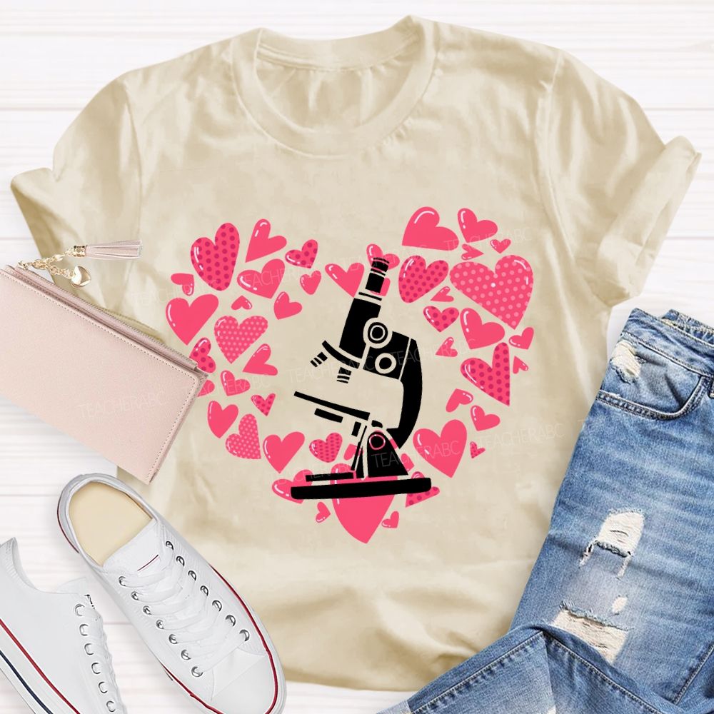 Laboratory Valentine Lab Tech Teacher Gift T-shirt