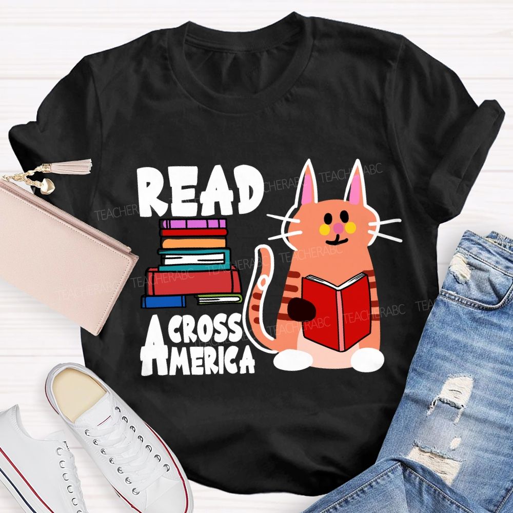 Read Across America A Kitten Who Loves Reading T-Shirt