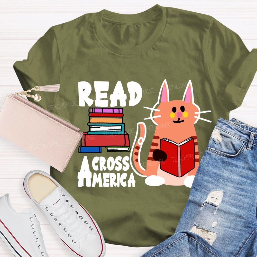 Read Across America A Kitten Who Loves Reading T-Shirt