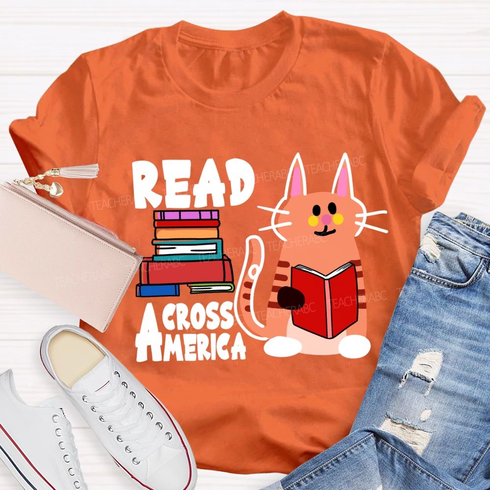 Read Across America A Kitten Who Loves Reading T-Shirt