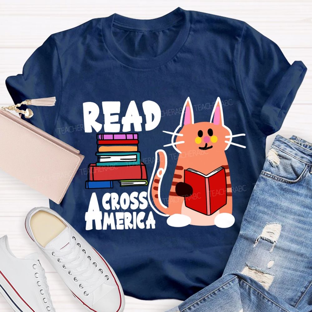 Read Across America A Kitten Who Loves Reading T-Shirt