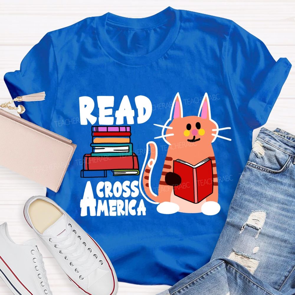 Read Across America A Kitten Who Loves Reading T-Shirt