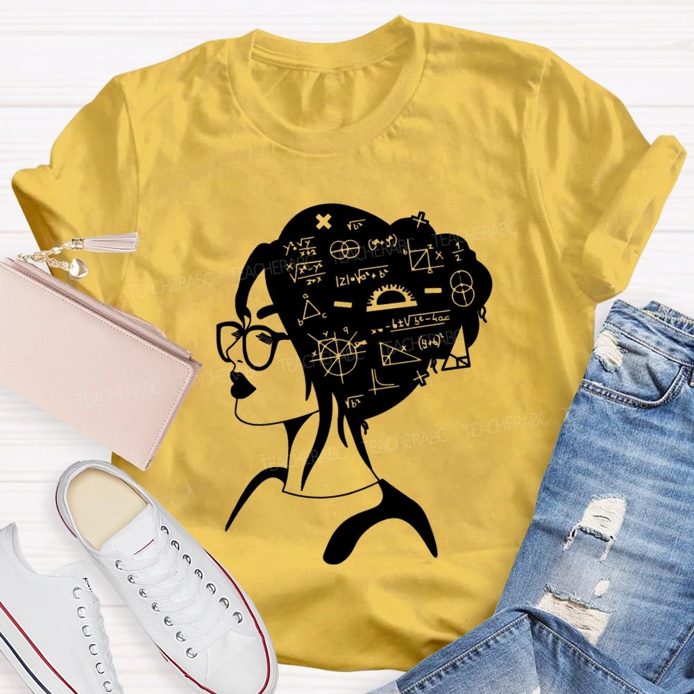 A Math Teacher Who Brainstorms T-shirt