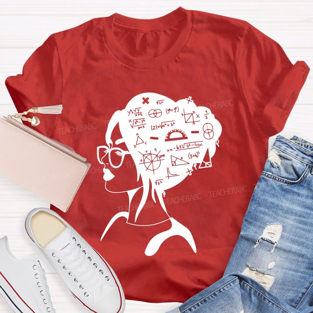 A Math Teacher Who Brainstorms T-shirt