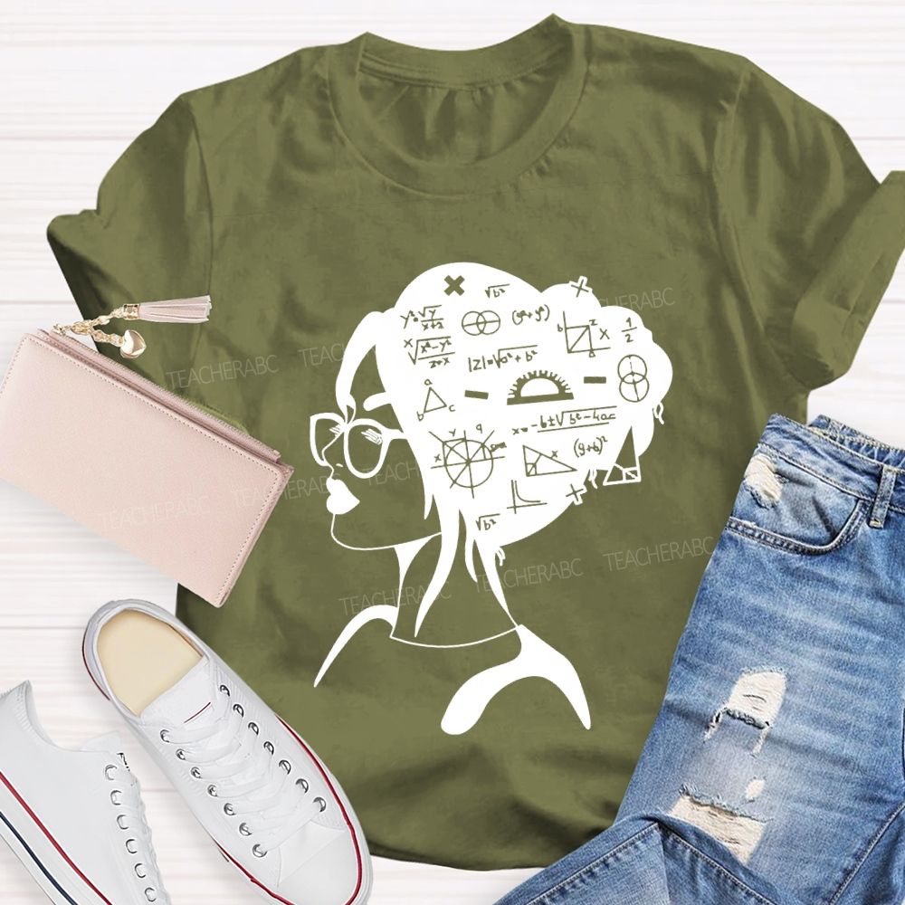 A Math Teacher Who Brainstorms T-shirt
