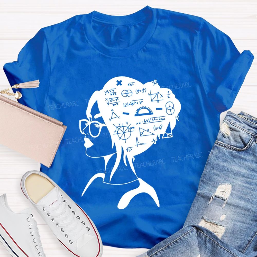 A Math Teacher Who Brainstorms T-shirt
