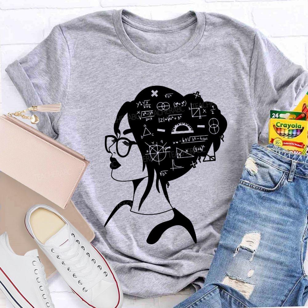 A Math Teacher Who Brainstorms T-shirt