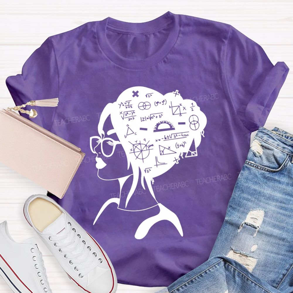 A Math Teacher Who Brainstorms T-shirt