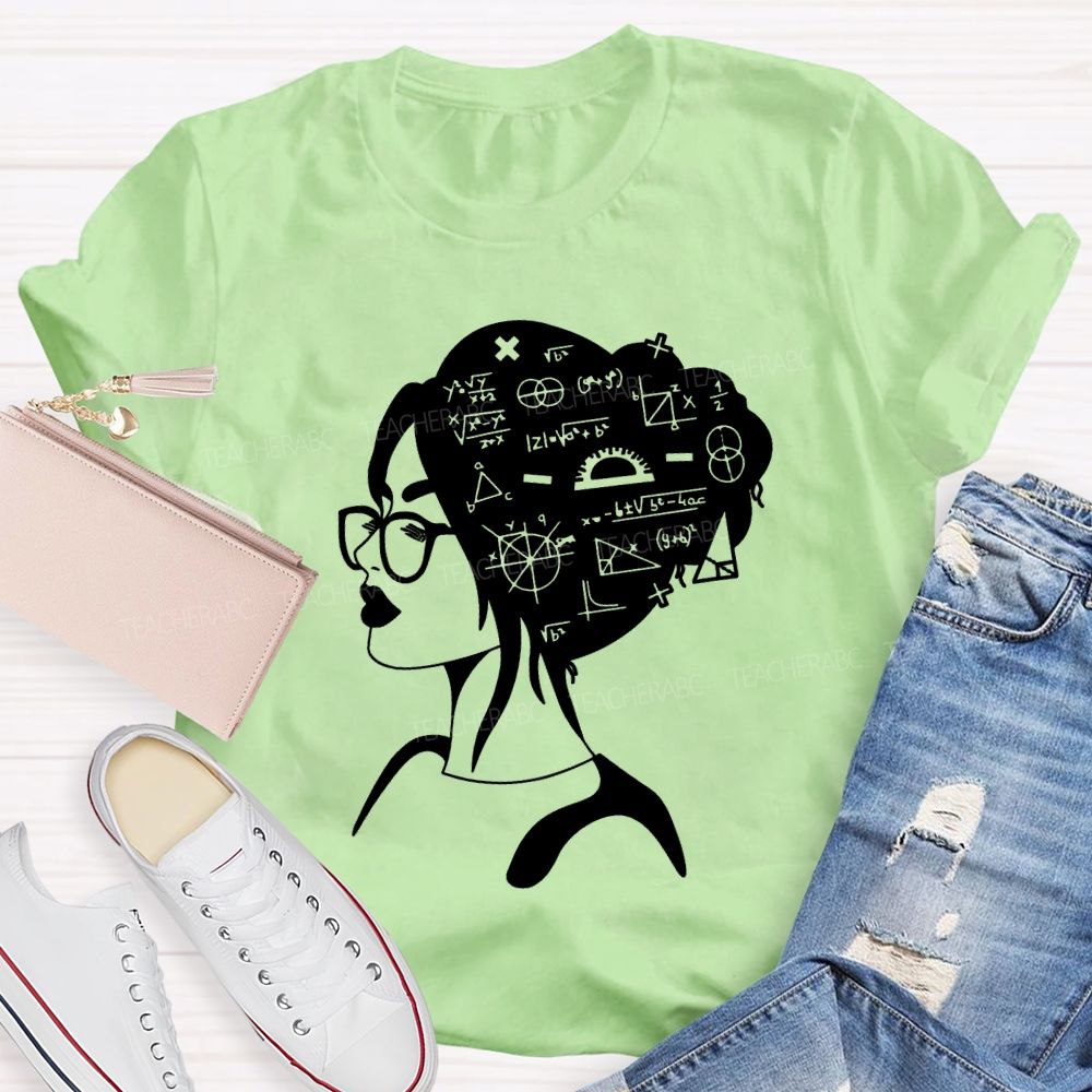 A Math Teacher Who Brainstorms T-shirt