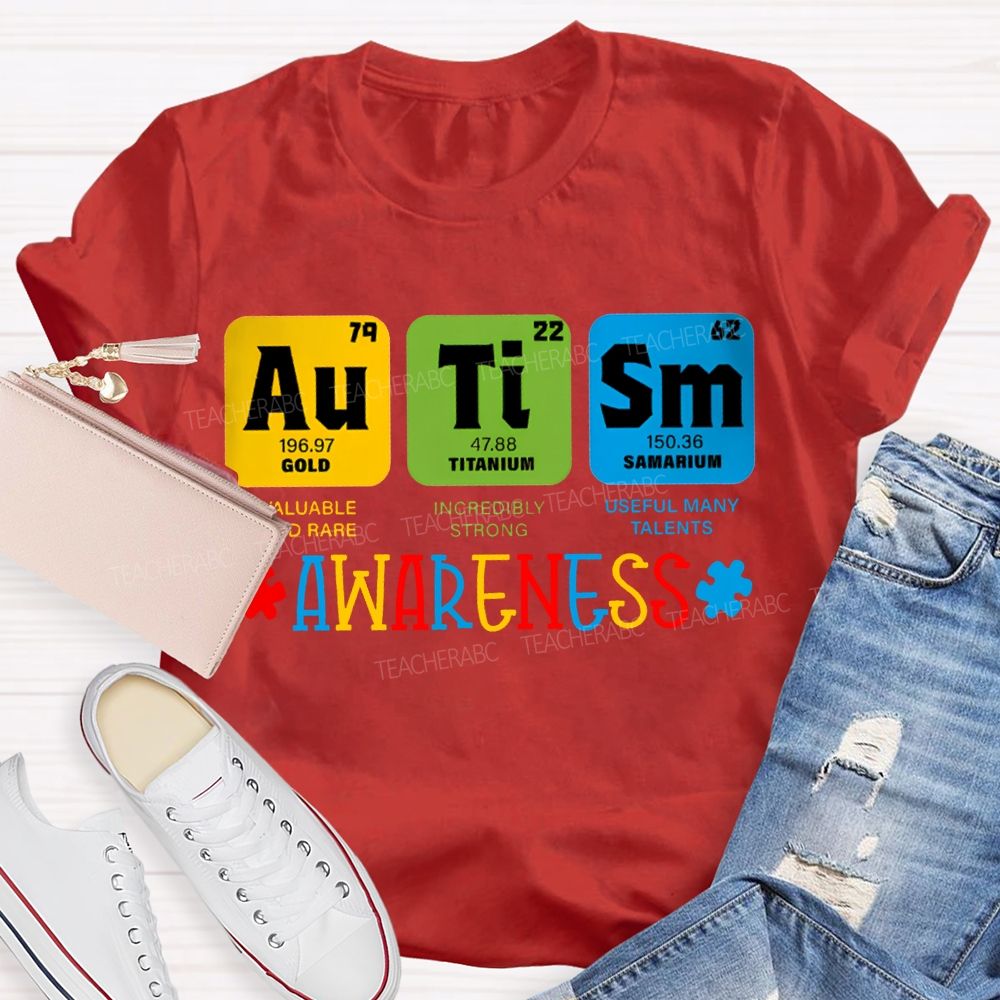 Autism Awareness Incredibly Strong Useful Many Talents T-shirt