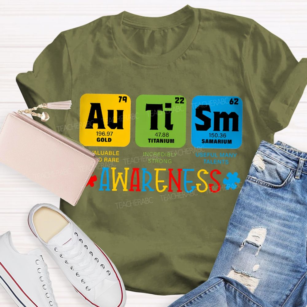 Autism Awareness Incredibly Strong Useful Many Talents T-shirt