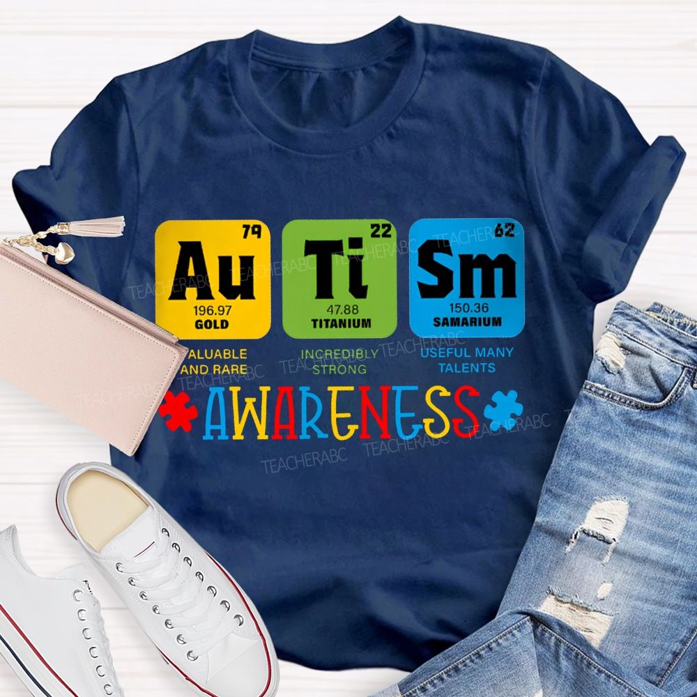 Autism Awareness Incredibly Strong Useful Many Talents T-shirt