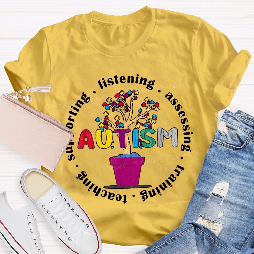 Autism Listening Assessing Training Teaching T-shirt