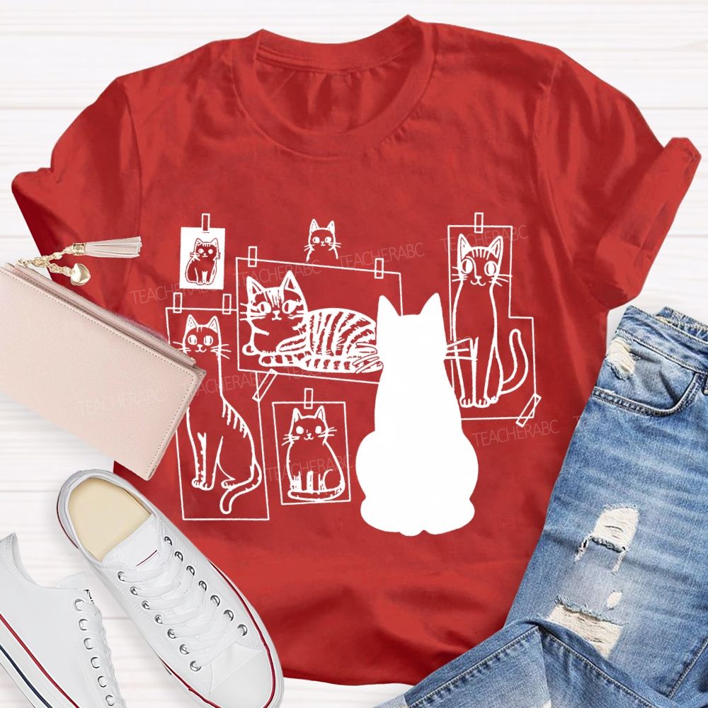 Cat Gallery This Is Art And This Is Artist Cat T-shirt