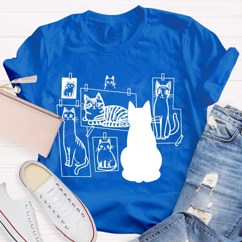 Cat Gallery This Is Art And This Is Artist Cat T-shirt