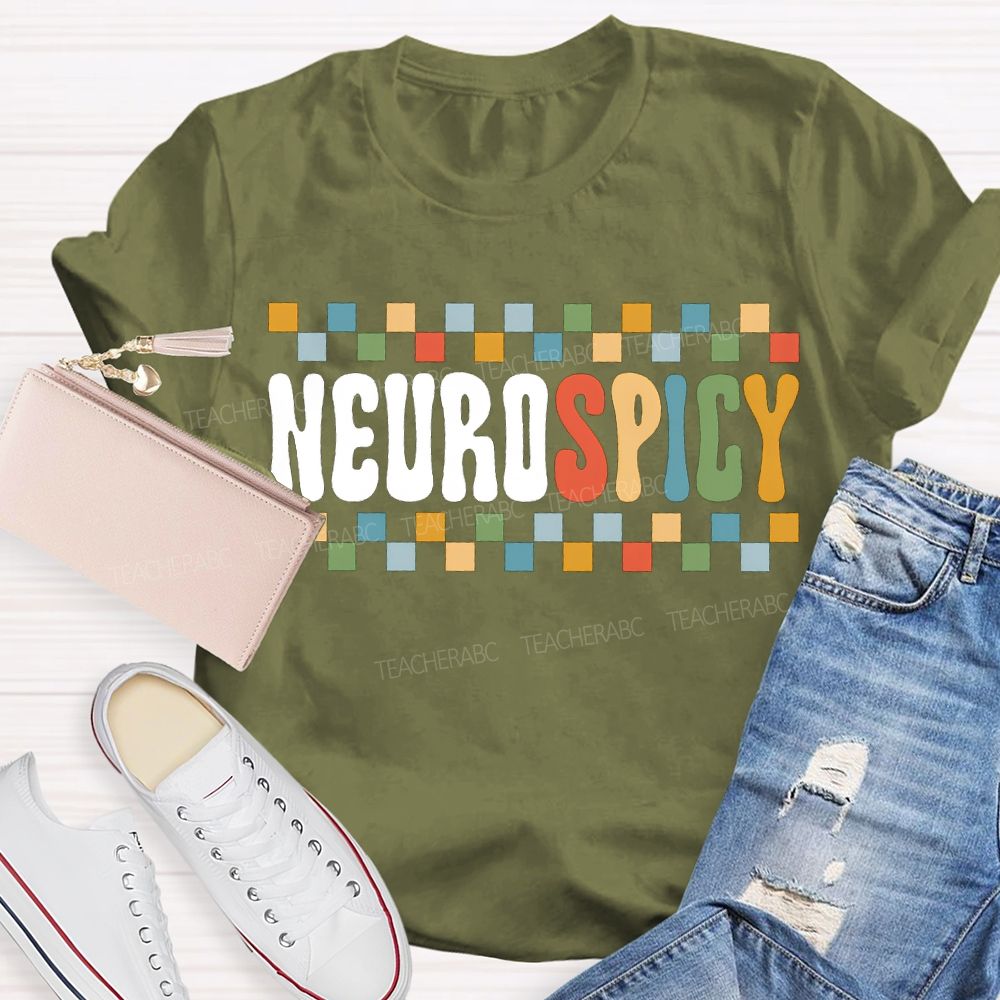 Neurodivergent Neurospicy Autism Acceptance  Neurodiversity T-shirt